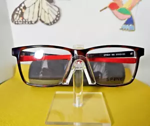 NEW SPINE SP1024 185 57-13 LARGE TORTOISE EYEGLASSES 145mm SALE!!!! - Picture 1 of 6