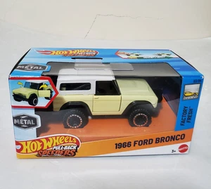 Hot Wheels Pull-Back Speeders 1966 Ford Bronco 1:43 Scale Diecast Mattel - Picture 1 of 8