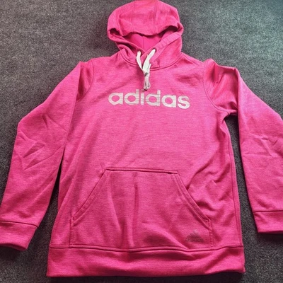 Adidas ClimaWarm Sudadera con Capucha Mujer Talla S Rosa Pullover Sudadera Atlética Foto 1 de 4