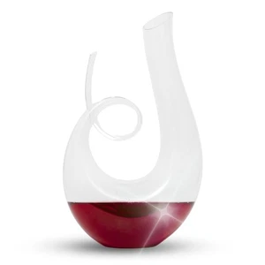 Luxurious U-Shaped Wine Decanter – Elegant Red Wine Aerator Carafe – 1500ml C... - Foto 1 di 8