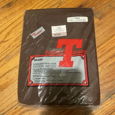 Camiseta vintage Sears. XL. Hecho en USA. Algodón y Fortrel Poliéster Foto 1 de 4