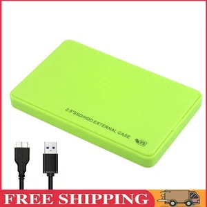 2.5 Inch HDD/SSD Case 6Gbps Mobile Hard Drive Case for MacBook PC (Green) - Bild 1 von 7