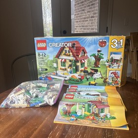 LEGO Creator 3 In 1 Changing Seasons 31038 with Box & Manual- Partially Complete