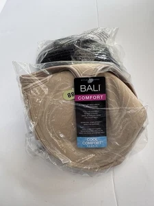 Neu mit Etikett Bali Damen 38B bequemer Bügel-BH vorne geschlossen DF3P66 schwarz Be - Bild 1 von 4