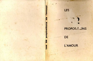 Les 32 propositions de l'amour | Anonyme | Etat correct - Bild 1 von 1