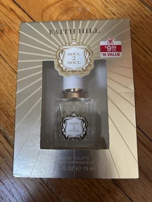 Faith Hill Soul 2 Soul Eau de Toilette Spray 0.5 fl. oz. Descatalogado. RARO. Nuevo en caja Foto 1 de 2