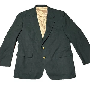 Giacca blazer golf Stafford verde vintage anni 90 tuta sportiva cappotto hopsack masters 46R - Foto 1 di 8