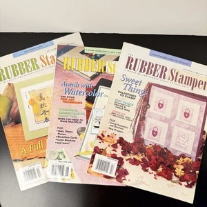 The Rubber Stamper Magazine~3 issues~2002~2003~Crafts~Scrapbooking~Project Ideas - Picture 1 of 18