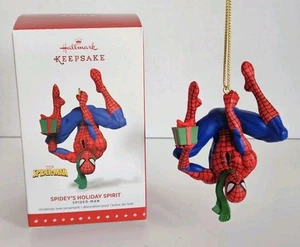 2015 Hallmark Keepsake Ornament Spider-Man Spidey's Holiday Spirit Marvel - Picture 1 of 6