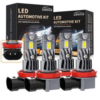 Kit combinado de 4 bombillas de haz alto/bajo LED para Volkswagen Routan 2009 2011-2014 Foto 1 de 4