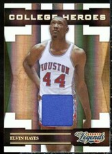 Elvin Hayes Card 2008 Donruss Sports Legends College Heroes Materials #7 