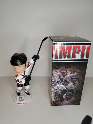 Brandon Saad Rockford Icehogs Chicago Blackhawks Hockey Bobblehead In Box Cover