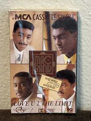 Rare! 1990 NEW SEALED Mac Band Love U 2 The Limit Cassette Tape MCA 10059 - Image 1 of 4