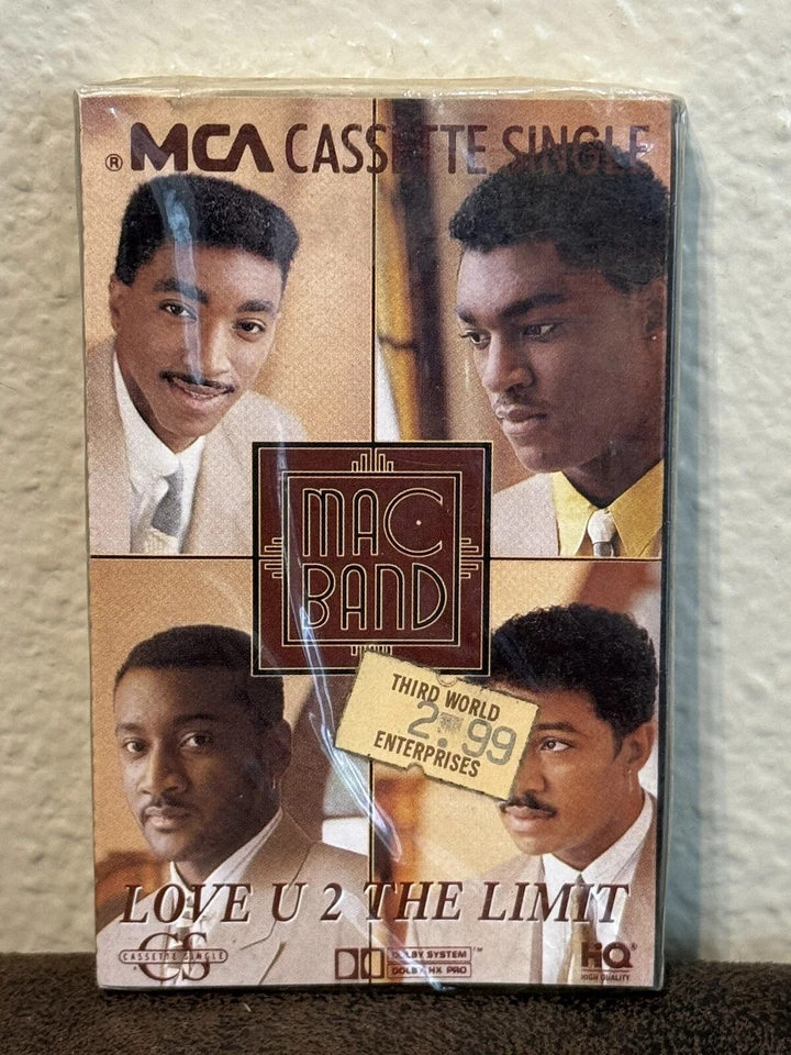 Rare! 1990 NEW SEALED Mac Band Love U 2 The Limit Cassette Tape MCA 10059 - Image 1 of 4