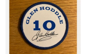 Parche para coser firmado Glen Hoddle Spurs número 10 - Imagen 1 de 1