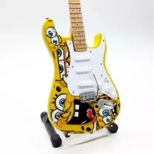 Guitarra miniatura Fender Stratocaster Bob Esponja #hh - Imagen 1 de 3