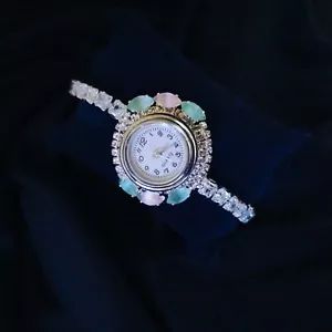 Women watch Choker Bracelet Watch Beaded Watch bracelet Fashion chain set Watch - Picture 1 of 6