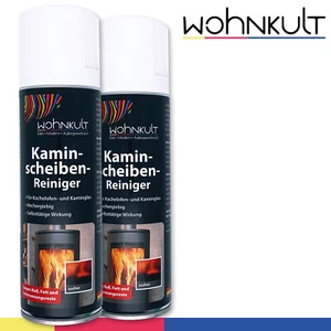 Wohnkult 2 x 300 ml Kaminscheibenreiniger Kachelofen Kaminglas hochergiebig - Bild 1 von 5