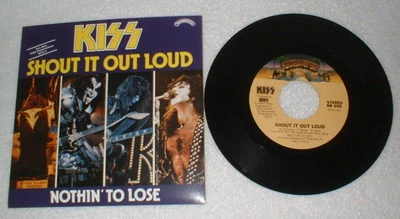KISS "Shout It Out Loud" Single Box Set Picture sleeve Alive II Aucoin Ace Gene  - Image 1 of 3