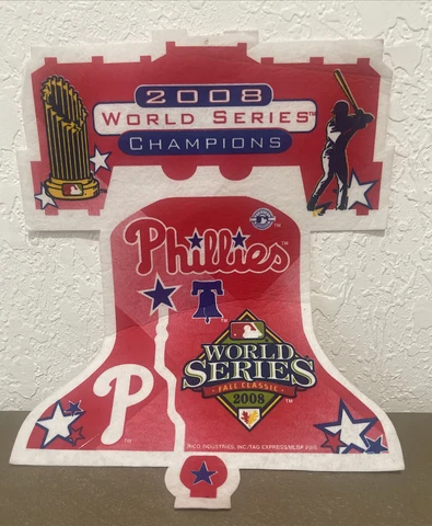 Philadelphia Phillies 2008 World Series Champions Pennant Liberty Bell Cover