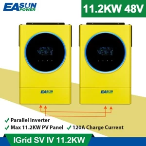 Inversor híbrido solar Easun 11KW Off Grid Inverter 48V 120A MPPT 450Vdc - Imagen 1 de 6