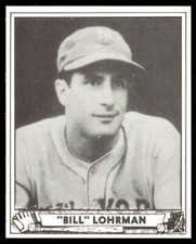 1986 Play Ball 1940 Reprint  210 Bill Lohrman  New York Giants