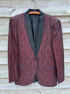 1960s Rat Pack Formal Jacket Performer Rockabilly Vintage 44 - Picture 1 of 6