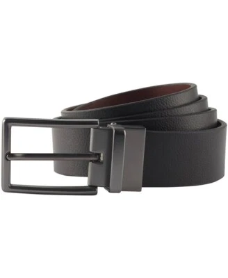 Cinturón de cuero reversible bidireccional para hombre negro marrón 95-125 cm Asquith Fox Foto 1 de 4