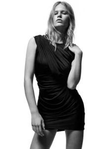 Alexander Wang Collection Black Cocktail Mini Dress Sz. 0 - org. $895 - Picture 1 of 3