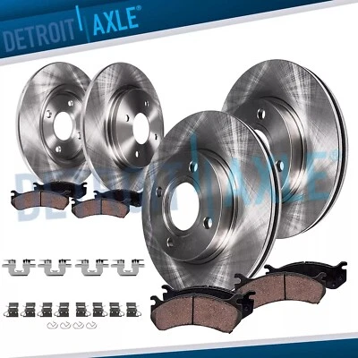 8pc Front Rear Brake Rotors and Ceramic Brake Pads Kit for MX-5 Miata 124 Spider - Image 1 of 4