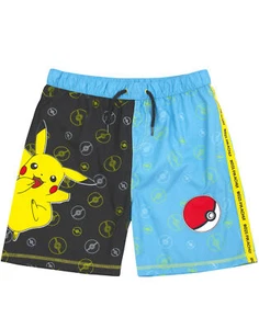 Pantalones cortos de baño Pokemon azul Pikachu para niños - Imagen 1 de 18