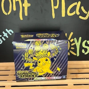 Pokemon TCG - Surging Spark Empty ETB - Elite Trainer Box Opened No Packs - Picture 1 of 3