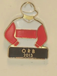 ORB - 2013 Kentucky Derby Winner Jockey Silks Pin - Picture 1 of 1