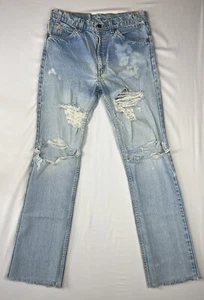 Levi's Vintage 517 Bootcut Jeans 33x32 Orange Tag Distressed See Measurements - Picture 1 of 9