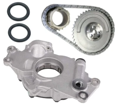 M295 Oil Pump Kit + CLOYES 3-PC Timing Chain FITS Chevy GM 4.8L 5.3L 6.0L LS - Image 1 of 4