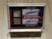2021 Topps Rafael Devers / Xander Bogaerts All Star Stitches Dual Auto 7/10