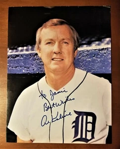 Al Kaline HOF 8 X 10 Autograph Photo Detroit Tigers VG-EX - Picture 1 of 2