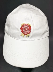 White Jim Bean Whiskey Baseball Cap - Born and Barreled in the USA since 1795 - Picture 1 of 8