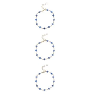 3 Pack Teufel-Auge-Armband Fußkettchen Für Teenager-Mädchen Fräulein - Bild 1 von 12