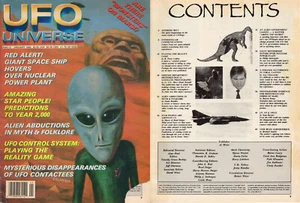 UFO UNIVERSE Magazine ~ January 1990 - Picture 1 of 1