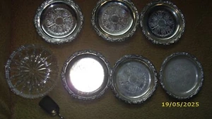 Untersetzer , Gebäckteller versilbert gebraucht mit Schippchen - Bild 1 von 6