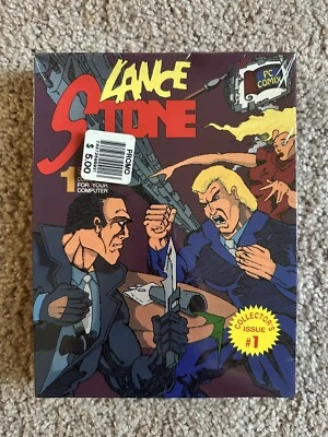 RARE 1993 PC Comix Electronic HyperComix 5.25 Floppy Disk SEALED IBM Computer - Image 1 of 3