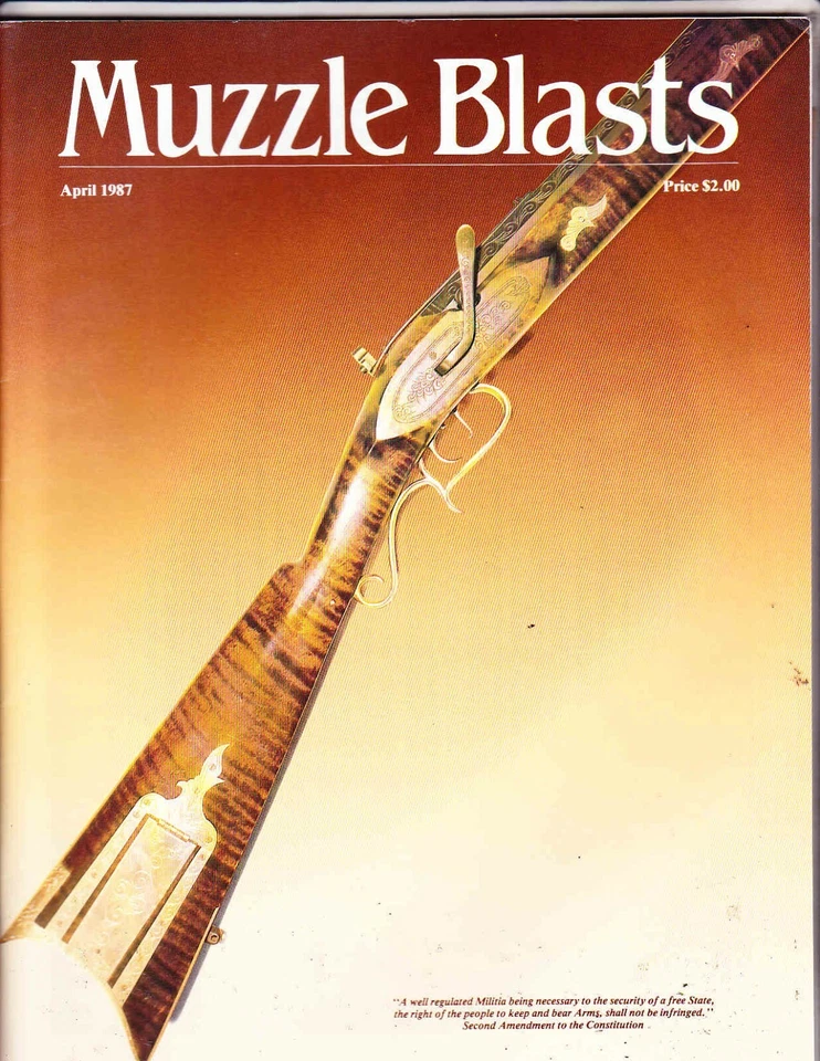 MUZZLE BLASTS MAGAZINE--------APRIL 1987 - Image 1 of 1
