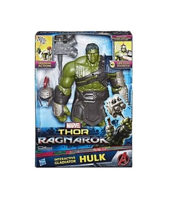Marvel Thor Gladiator Hulk Ragnarok Sprechende Talking Action Figur 35cm + NEU - Bild 1 von 4