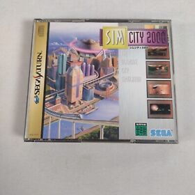 Japanese Sim City 2000 Sega Saturn Complete in Box CIB Japan Import US Seller