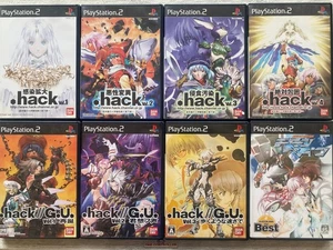 SONY PS2 Dot hack .hack series & Kishin Houkou Demon Bane set from Japan - Picture 1 of 18