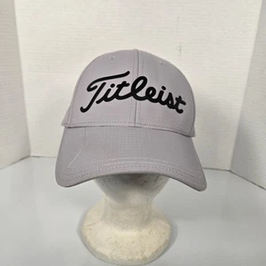 TITLEIST Golf Hat - Gray With Black Lettering Adjustable - Picture 1 of 9