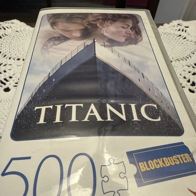 Titanic Cardinal 500 Piece Jigsaw Puzzle 18x24 Inches Blockbuster Sealed NOS - Image 1 of 4