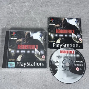 Resident Evil 3 Nemesis PS1 PlayStation 1 Game - VGC ✔️ PAL w/Manual Rare Capcom - Picture 1 of 3