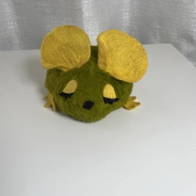 Mouse Plush PILLOW PETS Green MOUSE 6" DARDENELLE DAKIN STUFFED Vintage 70's - Image 1 of 4